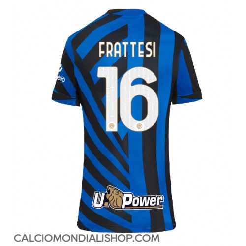 Maglie da calcio Inter Milan Davide Frattesi #16 Prima Maglia Femminile 2024-25 Manica Corta